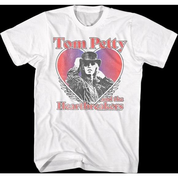 Winged Heart Tom Petty And The Heartbreakers Tshirt Gift For Fan - Picture 1 of 4